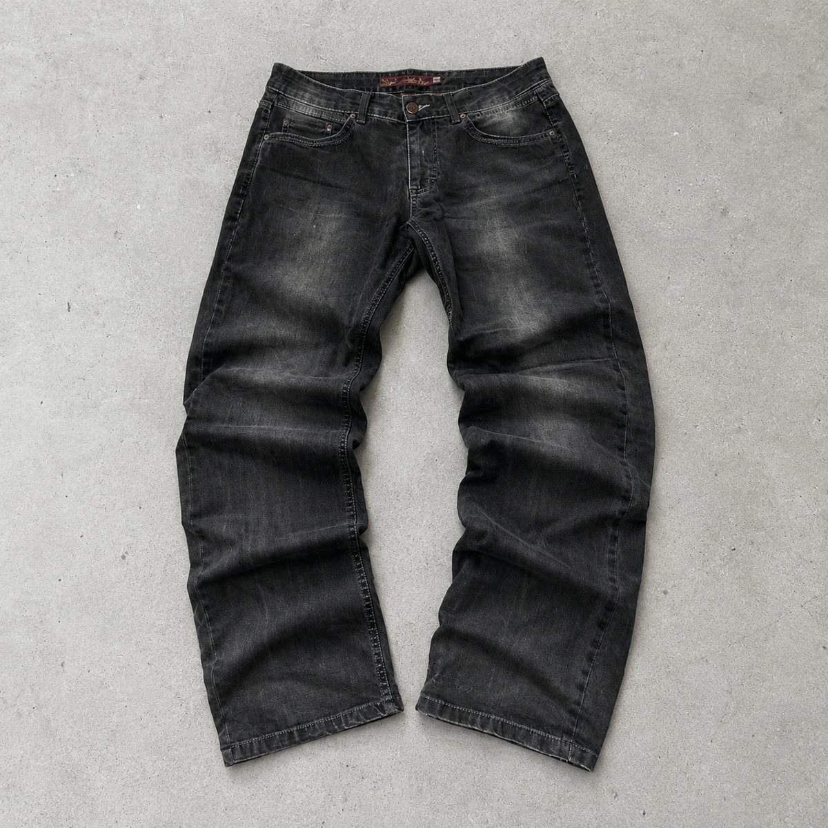 Y2K Armani Jeans Straight Fit Jeans Black Limited (W33 | DE 48)