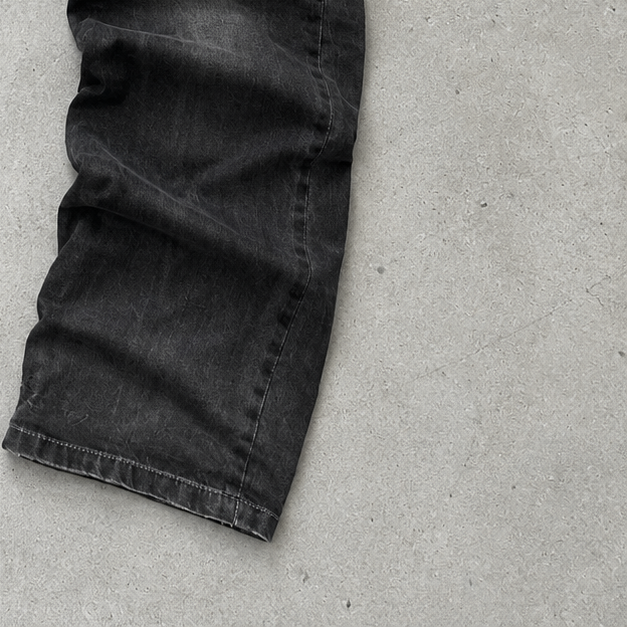 Y2K Armani Jeans Straight Fit Jeans Black Limited (W33 | DE 48)