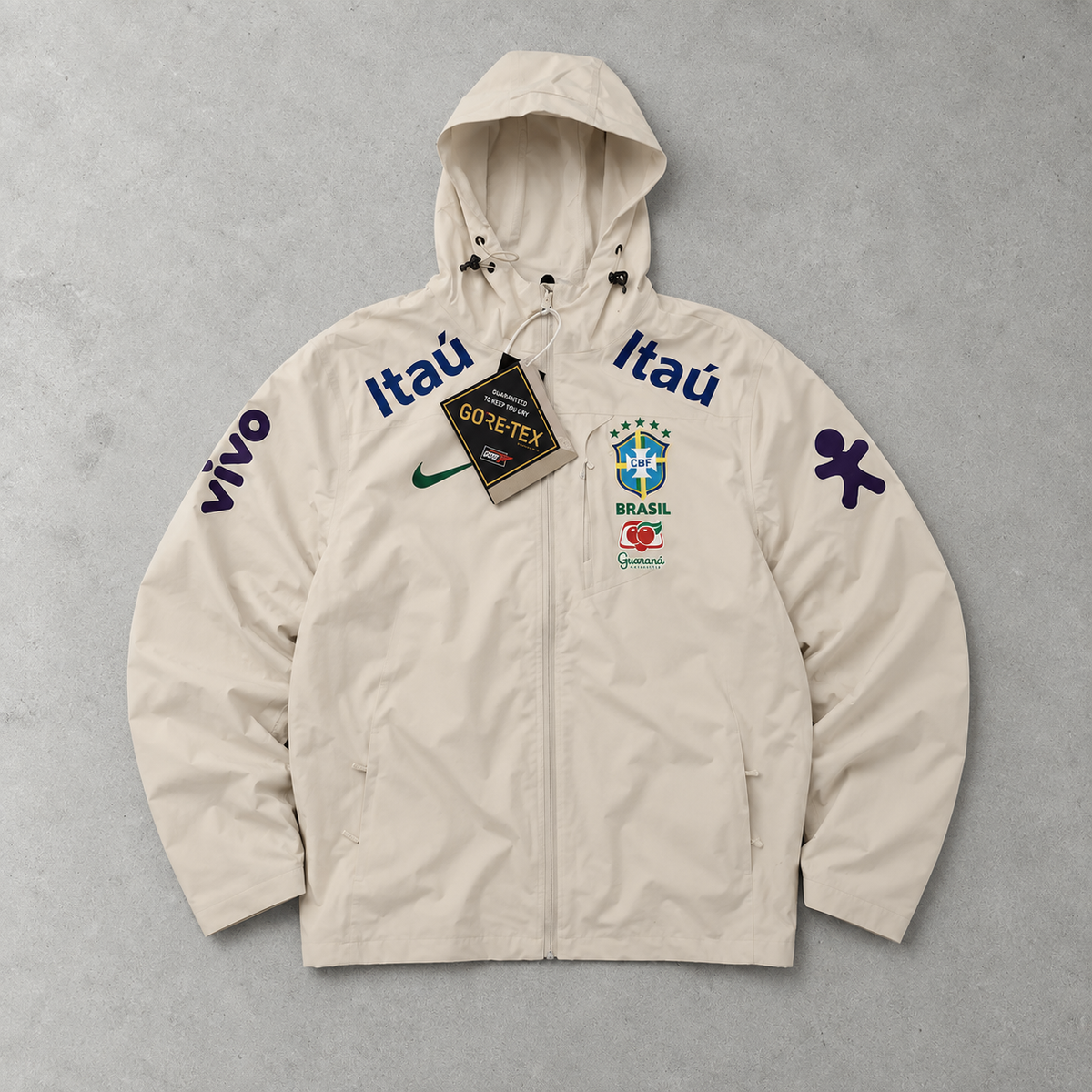 Brasilien Nike Windbreaker Creme Limited (M)