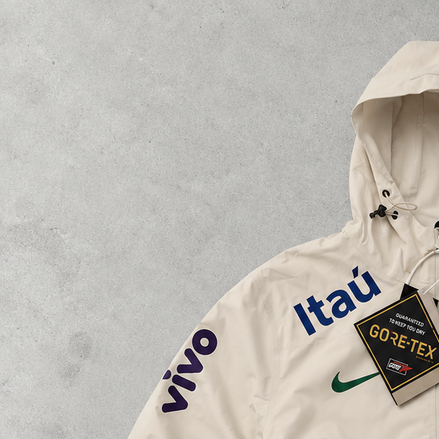 Brasilien Nike Windbreaker Creme Limited (M)