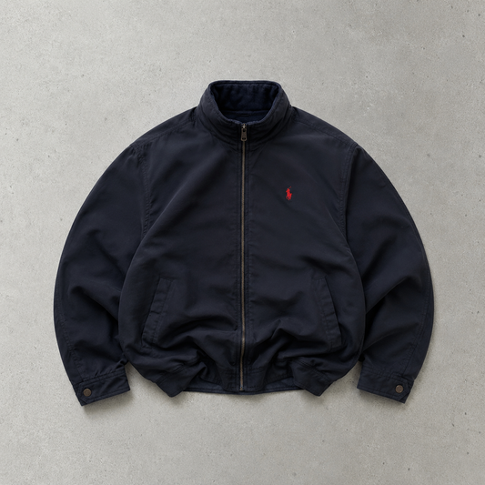 Ralph Lauren Harrington Jacket Navy Limited Stitched Logo (XS)