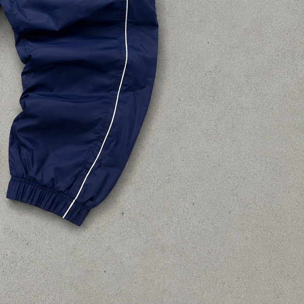 80s Y2K Nike Track Pants Marineblau Rare (M)