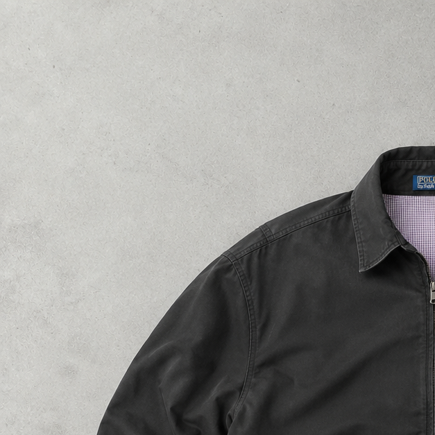 Ralph Lauren Harrington Jacket Schwarz Rare (M)