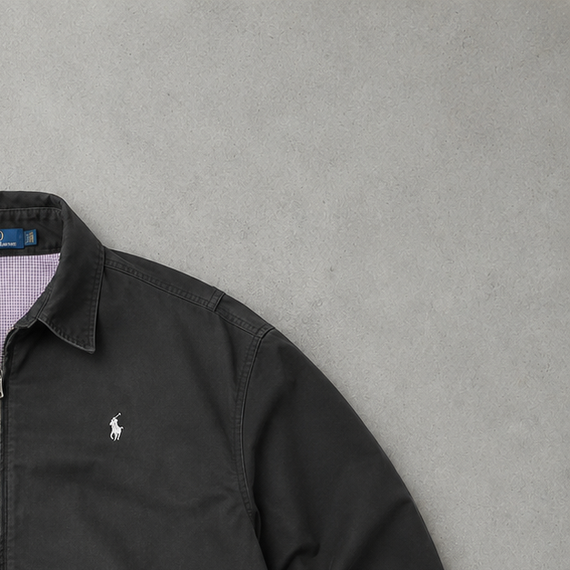 Ralph Lauren Harrington Jacket Schwarz Rare (M)