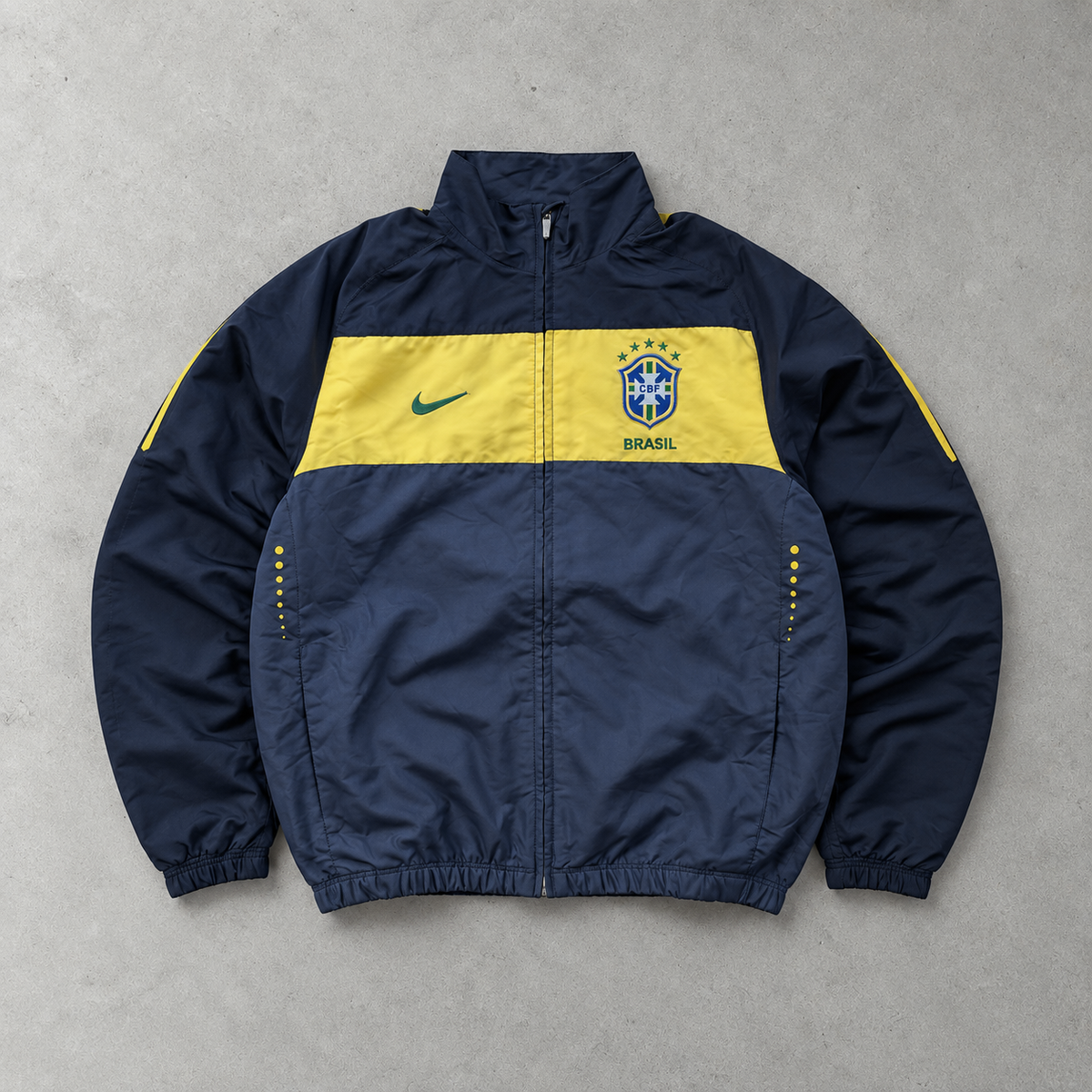 Brasilien Nike Track Jacket Gelb, Schwarz Limited (M)