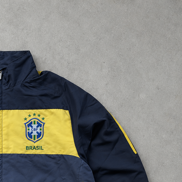 Brasilien Nike Track Jacket Gelb, Schwarz Limited (M)