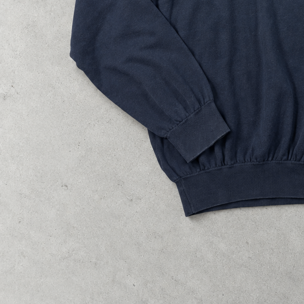Polo Ralph Lauren Sweater Marineblau Rare (L) Stitched Logo