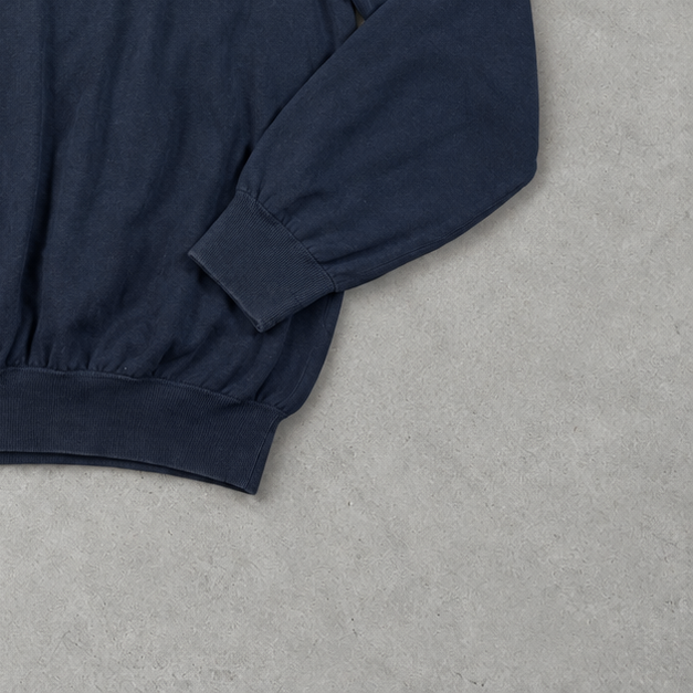 Polo Ralph Lauren Sweater Marineblau Rare (L) Stitched Logo
