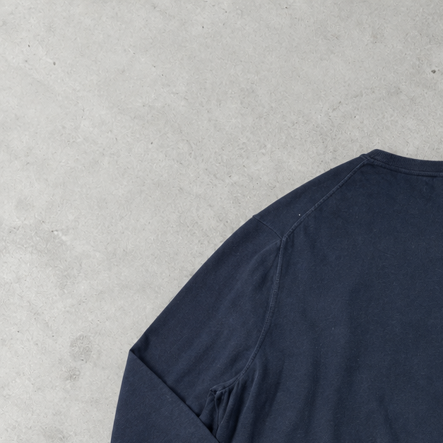 Polo Ralph Lauren Sweater Marineblau Rare (L) Stitched Logo