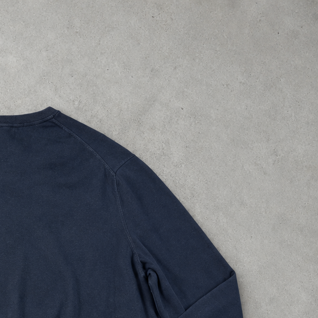 Polo Ralph Lauren Sweater Marineblau Rare (L) Stitched Logo
