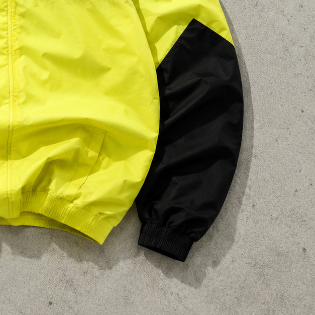 The North Face Windbreaker Yellow, Black Rare (S)