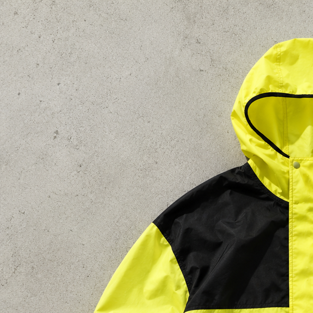 The North Face Windbreaker Yellow, Black Rare (S)