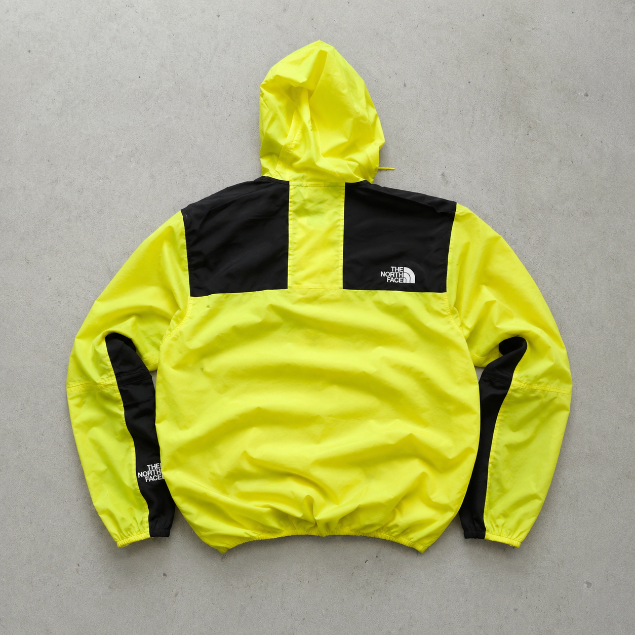 The North Face Windbreaker Yellow, Black Rare (S)