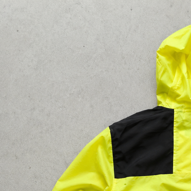 The North Face Windbreaker Yellow, Black Rare (S)