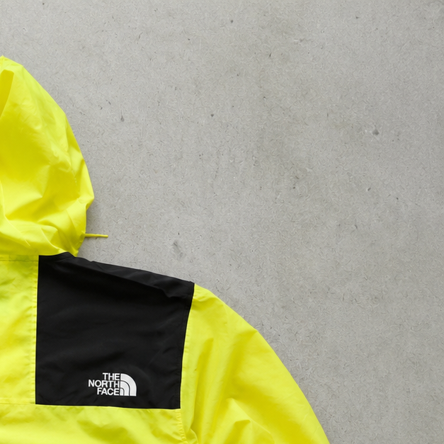 The North Face Windbreaker Yellow, Black Rare (S)