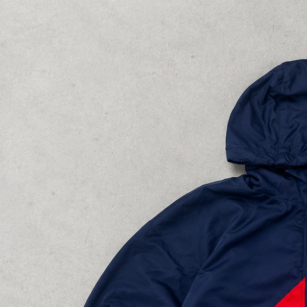 Y2K Reebok Hoodie Navy / Red Limited (L)