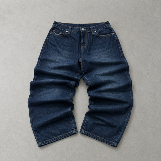Y2K True Religion Jeans Marineblau, Blau Limited (S)