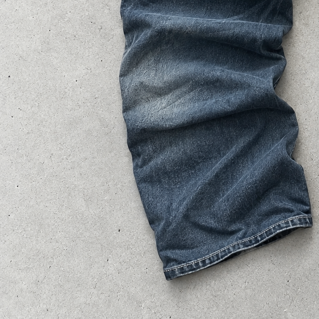 True Religion Jeans Blue Rare Stitched Logo (M)
