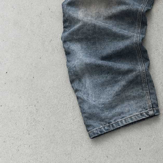 True Religion Jeans Blue Rare Stitched Logo (M)