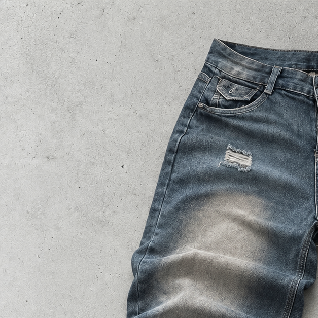 True Religion Jeans Blue Rare Stitched Logo (M)