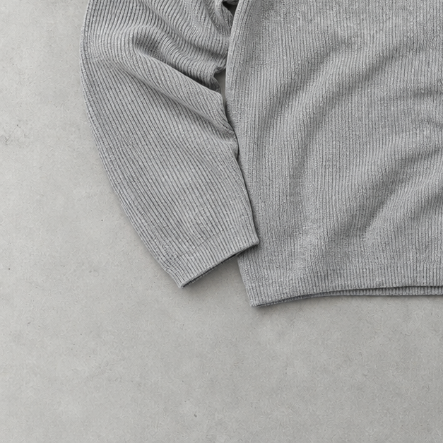 Ralph Lauren Sweater Grau Stitched Logo Rare (L)