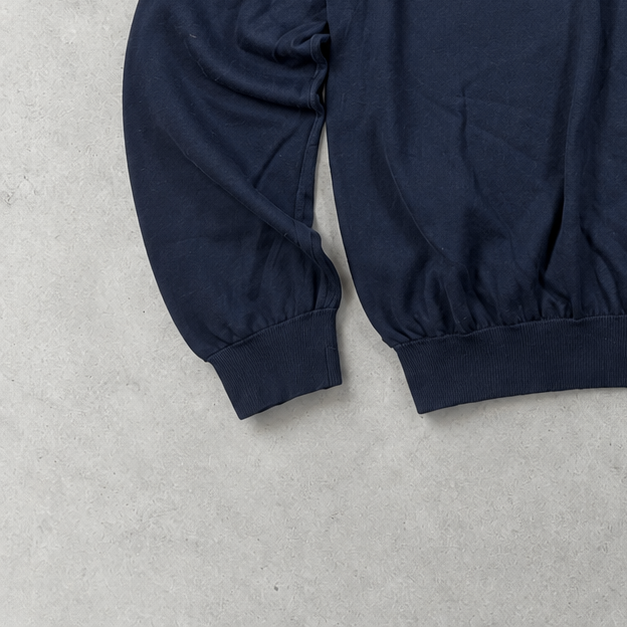 Polo Ralph Lauren Sweater Marineblau Rare (L) Stitched Logo
