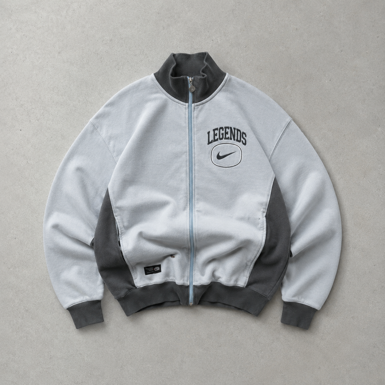 Nike Jacket Grey, White Limited (S)