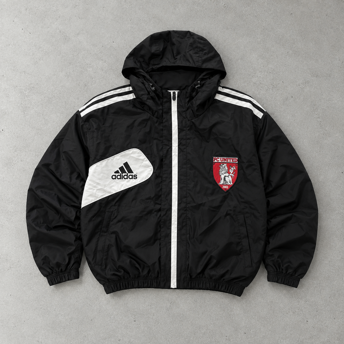 2003 Adidas Windbreaker Black Rare (S)