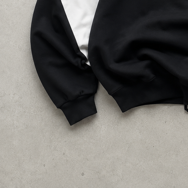 90s 2000 Reebok Windbreaker Black / White Limited Stitched Logo (XL)