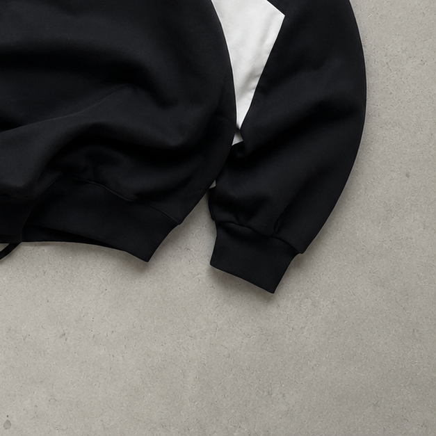 90s 2000 Reebok Windbreaker Black / White Limited Stitched Logo (XL)