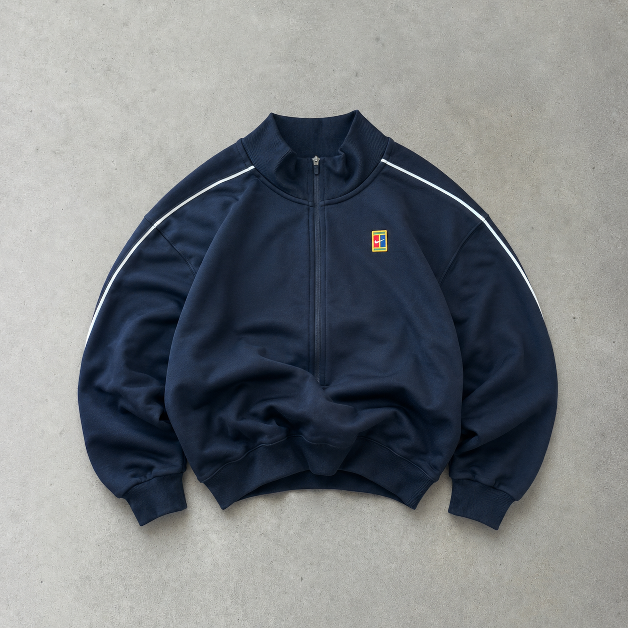 Y2K Nike Track Jacket Black Rare (S)