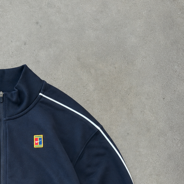 Y2K Nike Track Jacket Black Rare (S)