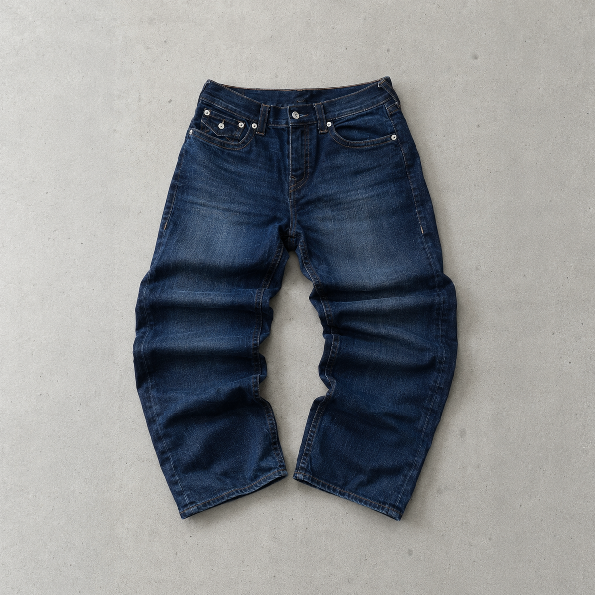 Y2K Vintage True Religion Relaxed Straight Jeans Marineblau Limited (W32 | DE 48)