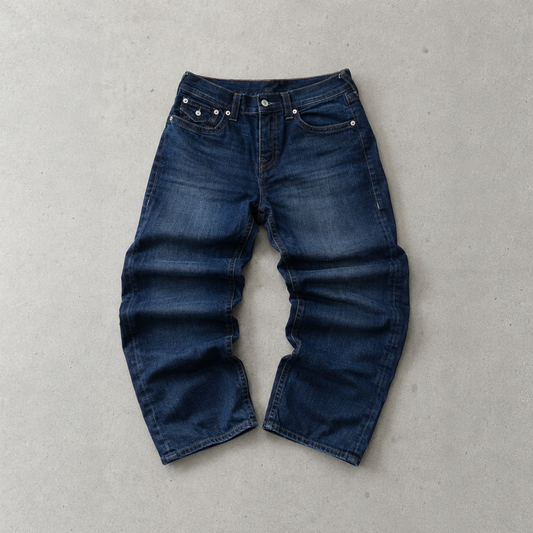 Y2K Vintage True Religion Relaxed Straight Jeans Marineblau Limited (W32 | DE 48)