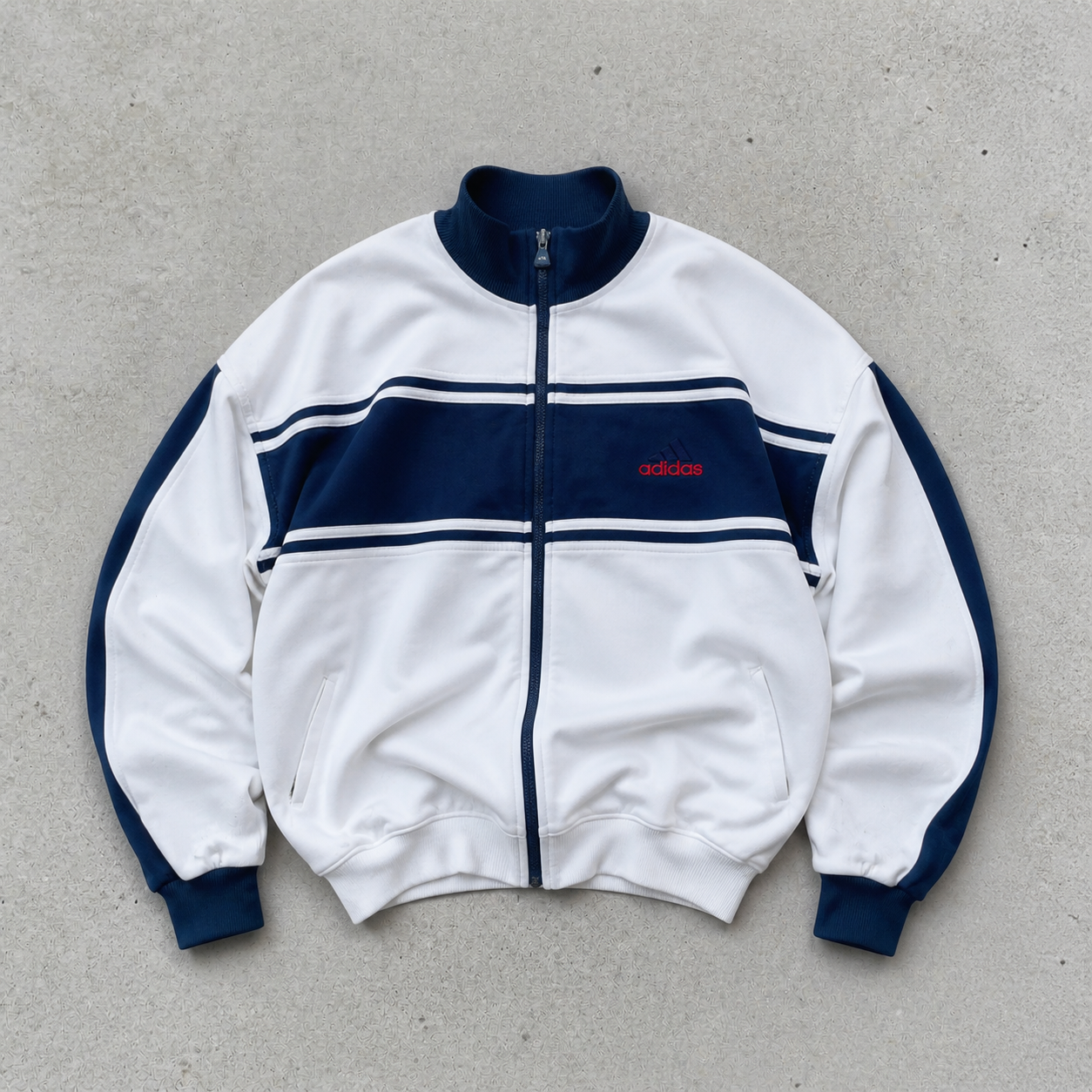 Adidas Vest Weiß, Marineblau Limited (L) Stitched Logo