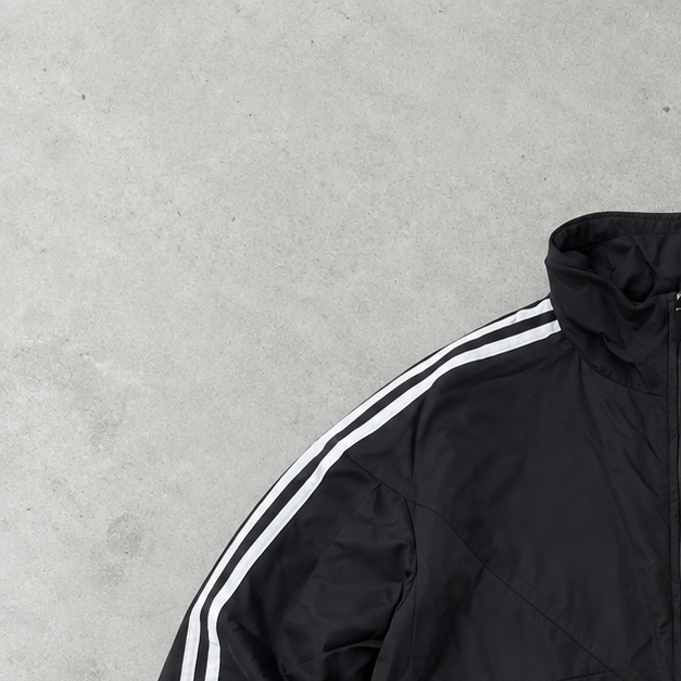 Adidas Windbreaker Black / White Limited (M)