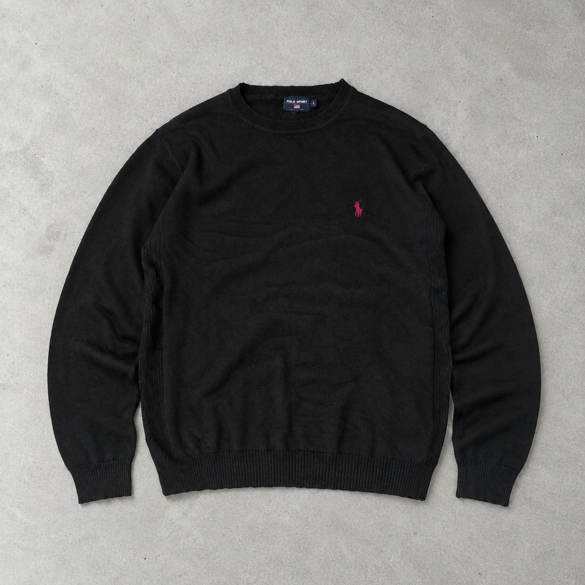 Ralph Lauren Sweater Black Rare (M)