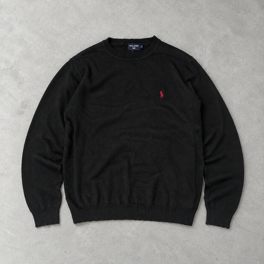 Ralph Lauren Sweater Black Rare (M)