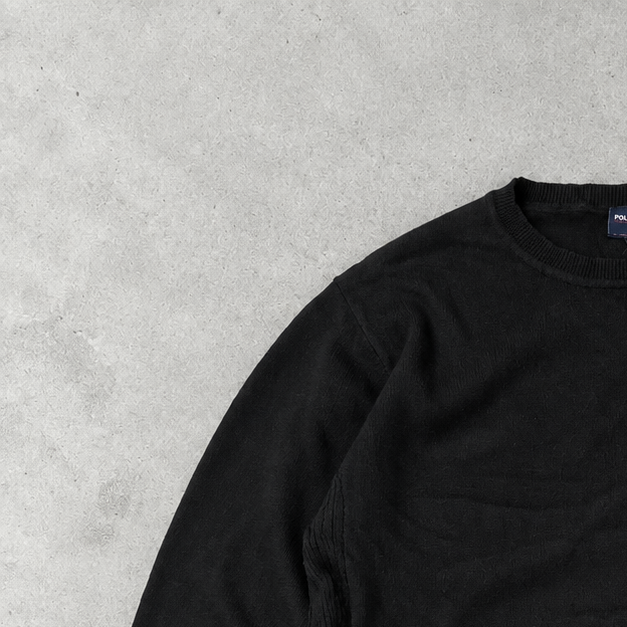 Ralph Lauren Sweater Black Rare (M)
