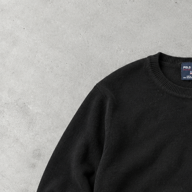 Ralph Lauren Sweater Black Rare (M)
