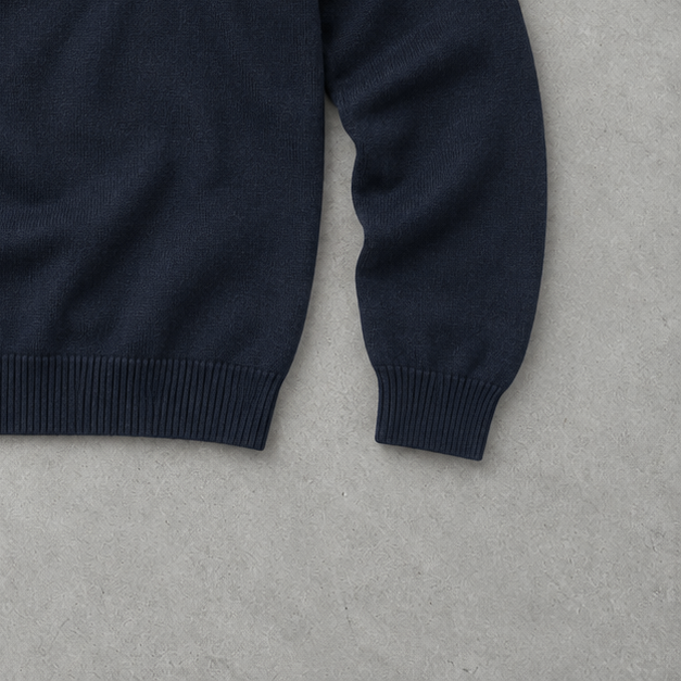 Polo Ralph Lauren Crewneck Sweater Marineblau Rare (XL) Stitched Logo