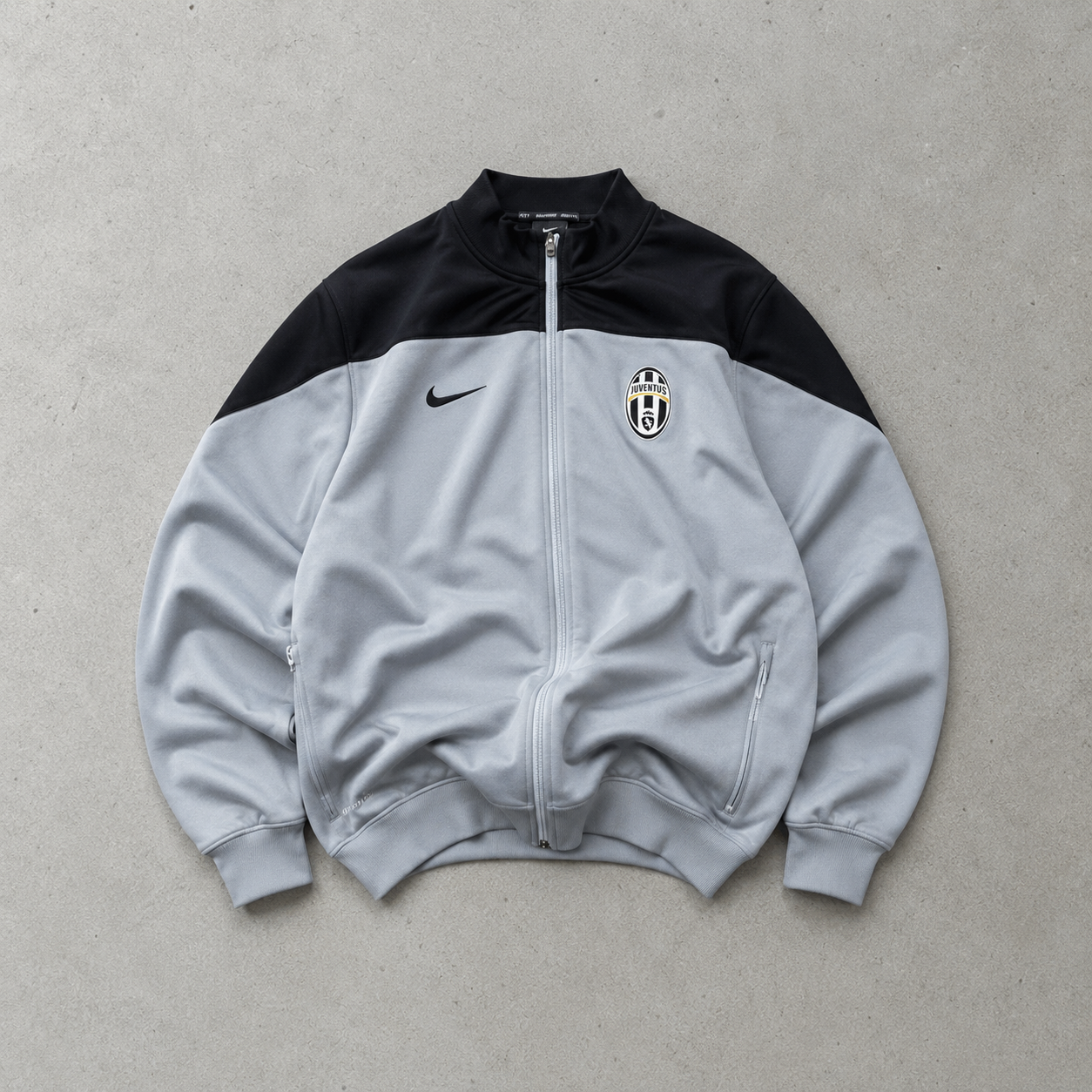 90s Y2K Nike Jacket Black, Grey Rare (S)