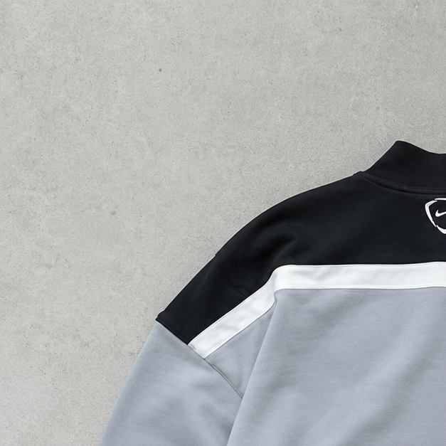 90s Y2K Nike Jacket Black, Grey Rare (S)