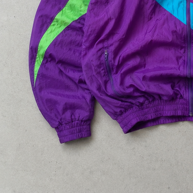 90s Nike Windbreaker Purple, Green Limited (Size L)