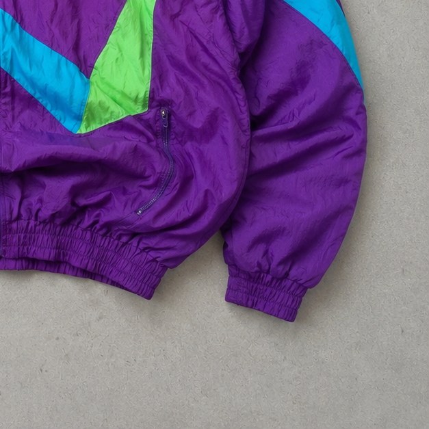 90s Nike Windbreaker Purple, Green Limited (Size L)