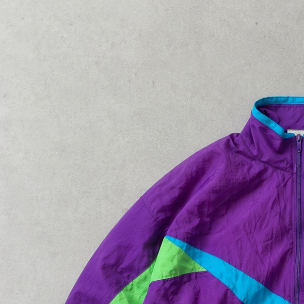 90s Nike Windbreaker Purple, Green Limited (Size L)