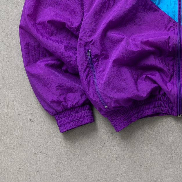 90s Nike Windbreaker Purple, Green Limited (Size L)