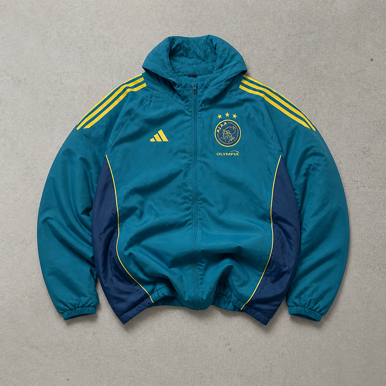 Ajax Adidas Streetwear Piece Blau, Gelb Limited (L) Stitched Logo