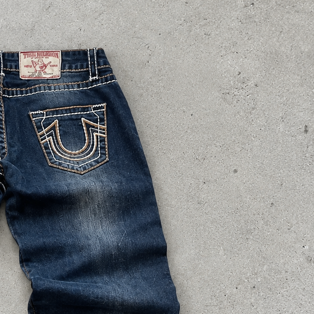 Y2K True Religion Jeans Navy Limited (S)