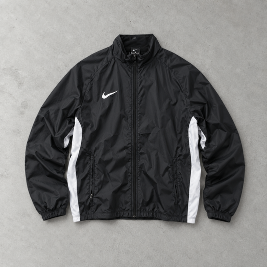 Y2K Nike Windbreaker Schwarz Limited (M)